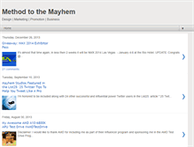Tablet Screenshot of blog.mayhemstudios.com